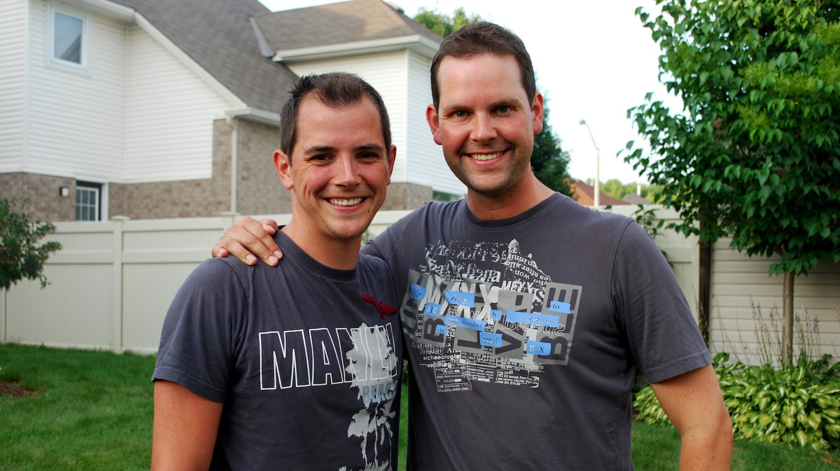 Canuckle co-creators Jeff (left) and Mark Rogers (right)